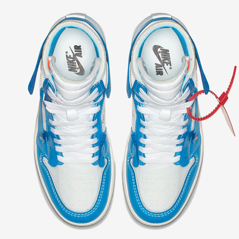 OFF-WHITE x Air Jordan 1 Powder Blue (UNC)
